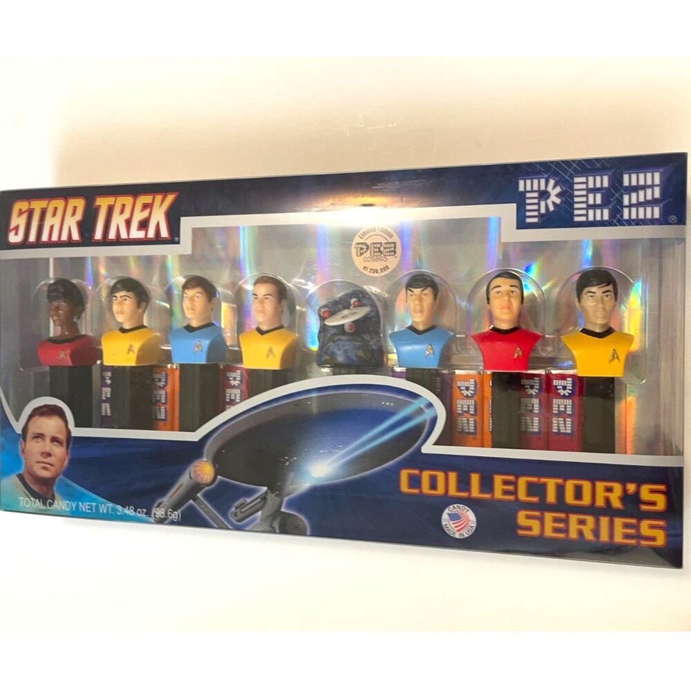 Pez Star Trek Original Series Collectors Series Limited Edition 8 Pack New NOS